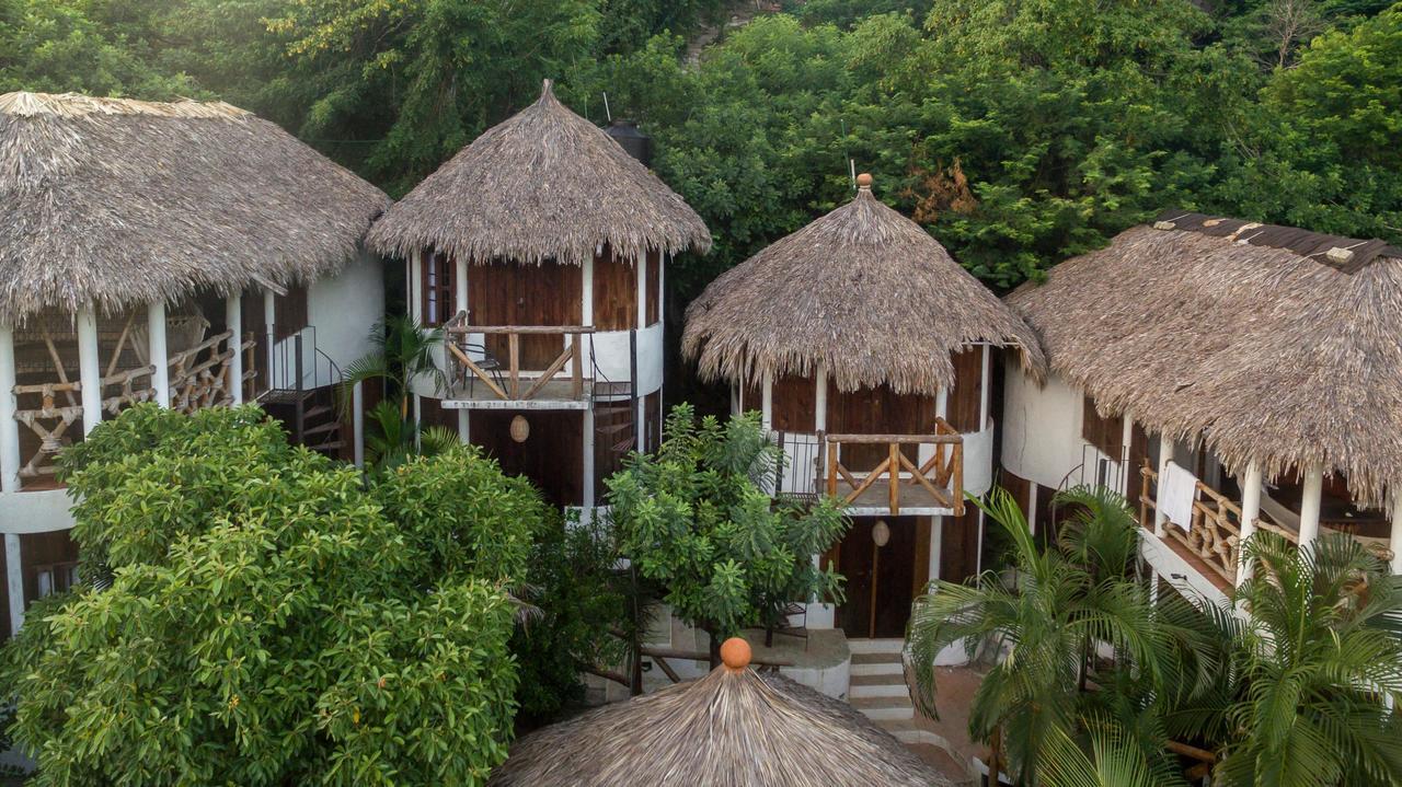 Cabanas Biuzaa Zipolite Bagian luar foto